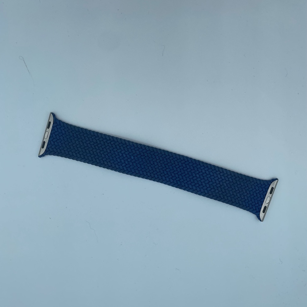 Blue Braided Apple Watch Band